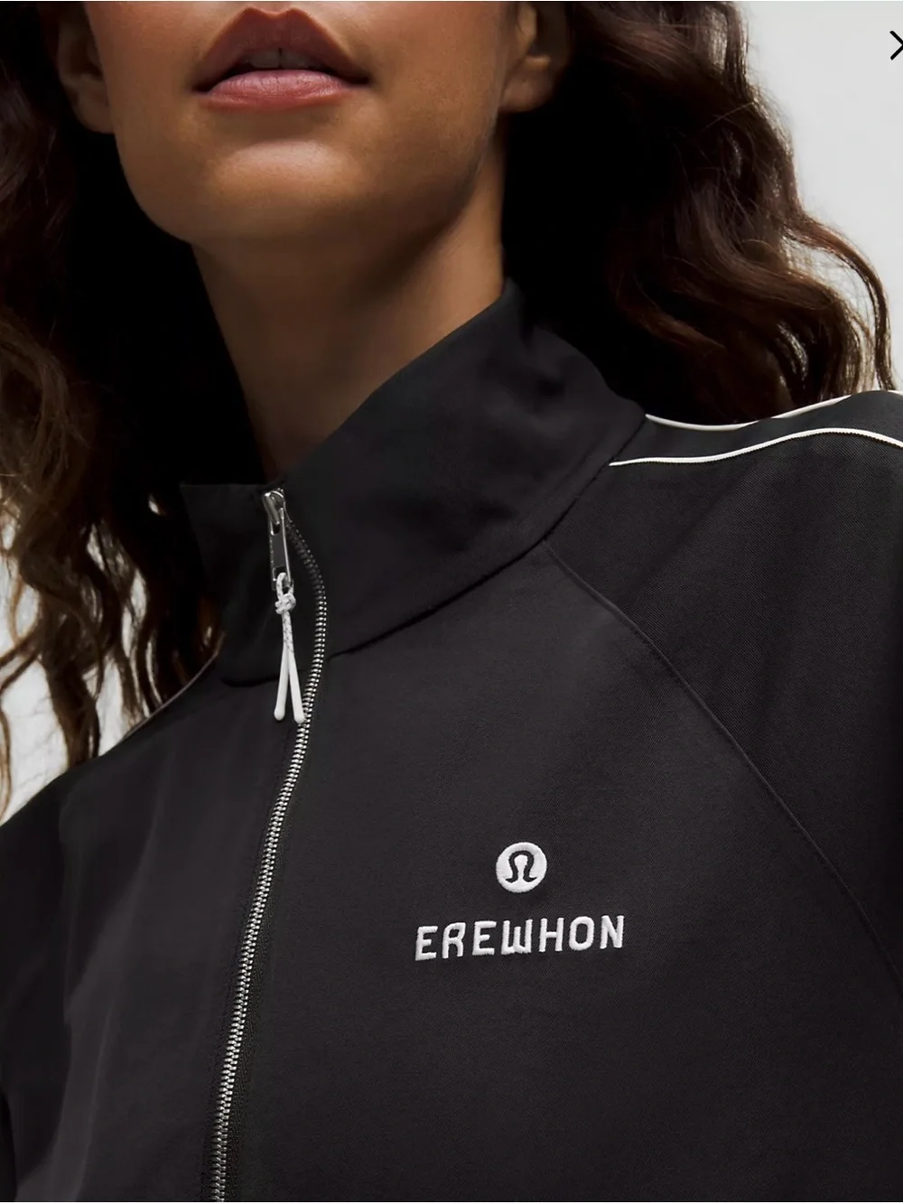 NWT Lululemon x Erewhon Brentwood Track Jacket & High-Rise Pant Set Black Size S